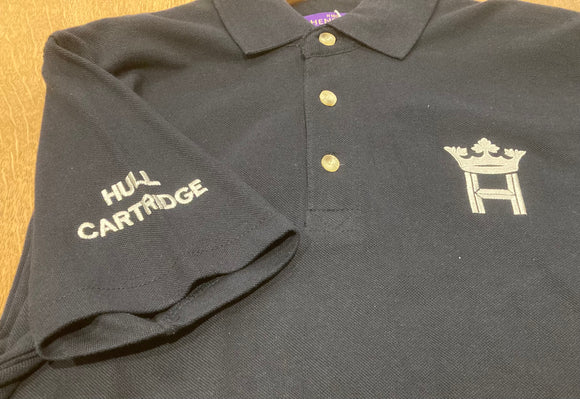 Hull Cartridge Ladies Polo Shirt-Medium-Navy