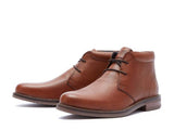 Chatham Buckland - Tan Tumbled Leather Lace-Up Boots