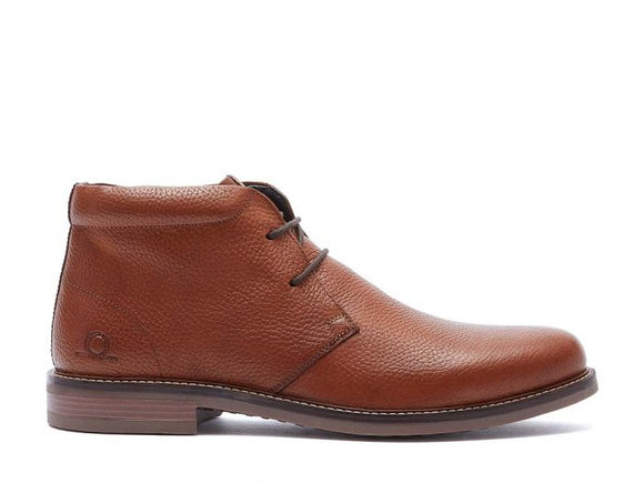 Chatham Buckland - Tan Tumbled Leather Lace-Up Boots